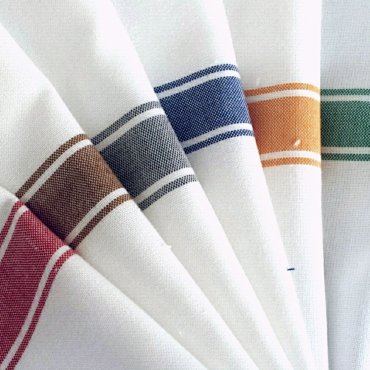 sac à linge pour transport, ouvert / 15 kg - blanc avec des rayures vert