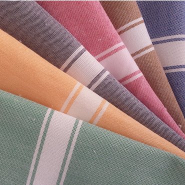 sac à linge pour transport, fermé / 12 kg - entièrement vert avec des rayures blanc