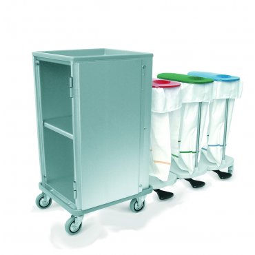 chariot étagère avec collecteur à linge triple , type 251.3