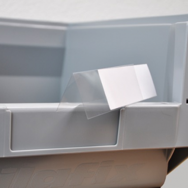100 étiquettes et cellophanes pour caisses SLK, type 106 x 37 mm