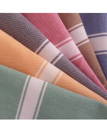 sac à linge pour transport, ouvert / 12 kg - entièrement bleu avec des rayures blanc