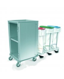 chariot étagère avec collecteur à linge triple , type 251.3