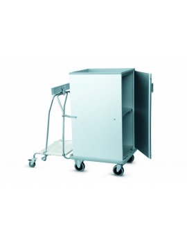 chariot étagère avec collecteur à linge simple , type 251.SHUT