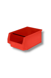 caisse de stockage, type SLKT rouge (avec barre de transport)