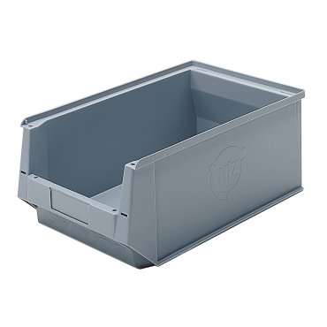 contenitore di plastica aperto, tipo SLK grigio