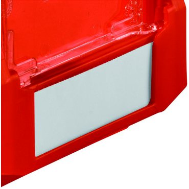 100 etichette e cellofan per contenitore di plastica aperto SLKT, tipo 102 x 35 mm