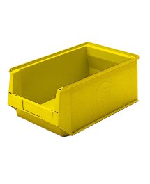 contenitore di plastica aperto, tipo SLK giallo