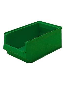 contenitore di plastica aperto, tipo SLK verde