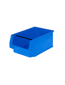 contenitore di plastica aperto, tipo SLKT blu (con asta di supporto) 